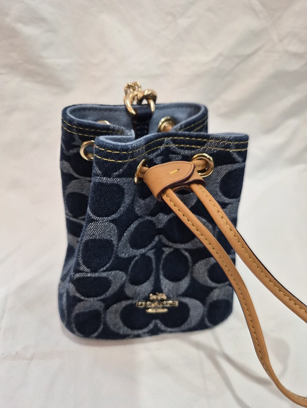 Coach Drawstring Wristlet